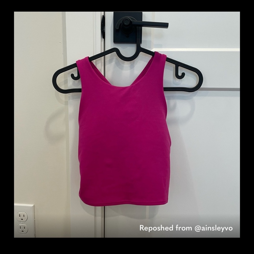 Athleta Pink Crop Top